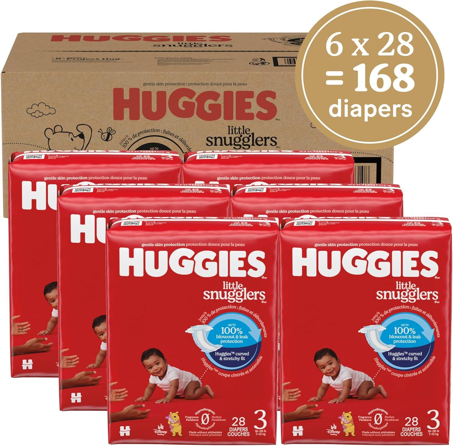 image:imageHuggies Newborn Diapers Little Snugglers Baby Diapers Size Preemie up to 6 lbs 30 CountSize 3