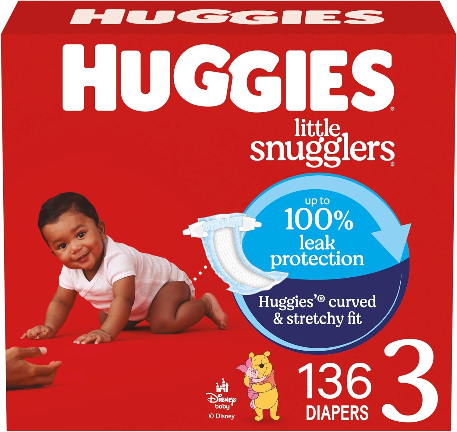 image:imageHuggies Newborn Diapers Little Snugglers Baby Diapers Size Preemie up to 6 lbs 30 CountSize 3