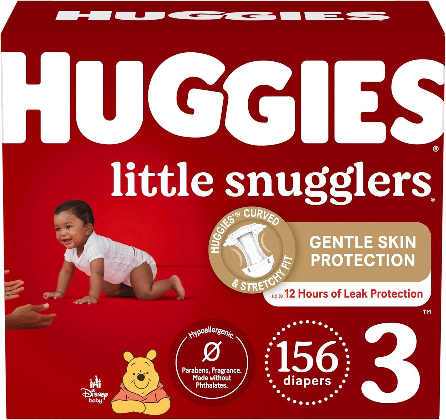image:imageHuggies Newborn Diapers Little Snugglers Baby Diapers Size Preemie up to 6 lbs 30 CountSize 3