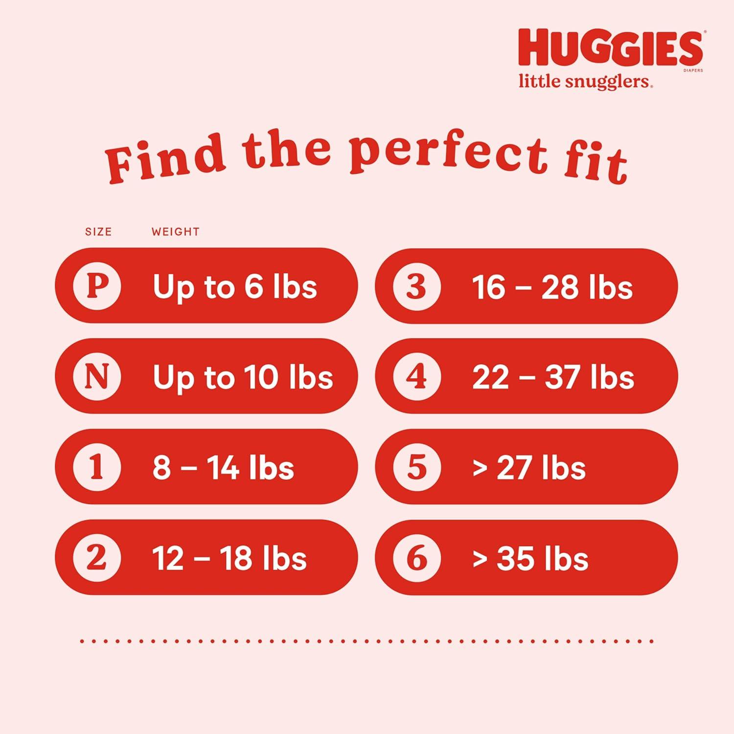 image:imageHuggies Newborn Diapers Little Snugglers Baby Diapers Size Preemie up to 6 lbs 30 CountSize 3