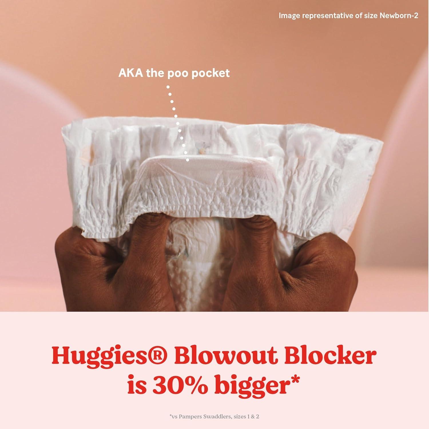 image:imageHuggies Newborn Diapers Little Snugglers Baby Diapers Size Preemie up to 6 lbs 30 CountSize 4