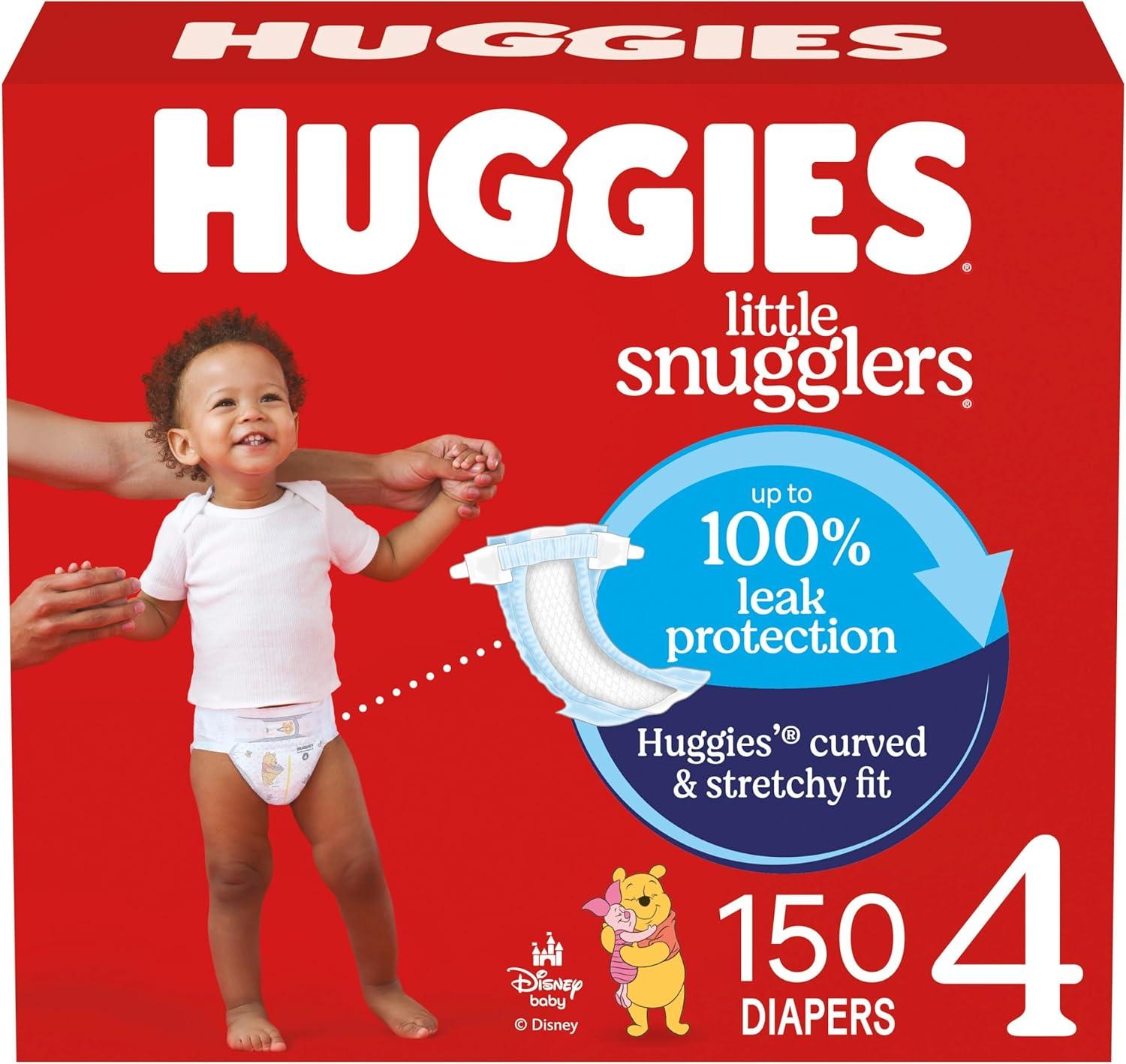 image:imageHuggies Newborn Diapers Little Snugglers Baby Diapers Size Preemie up to 6 lbs 30 CountSize 4