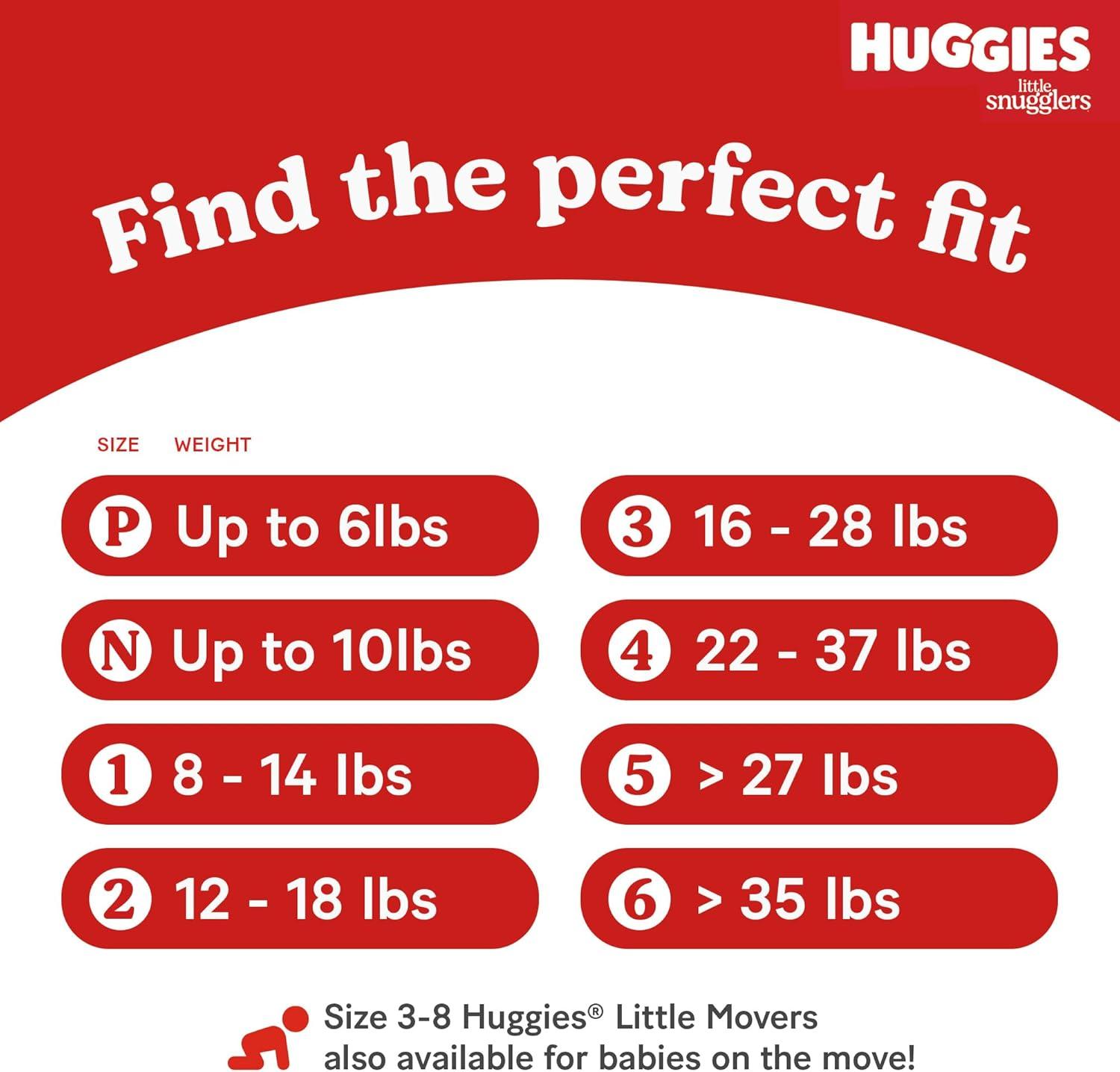 image:imageHuggies Newborn Diapers Little Snugglers Baby Diapers Size Preemie up to 6 lbs 30 CountSize 5