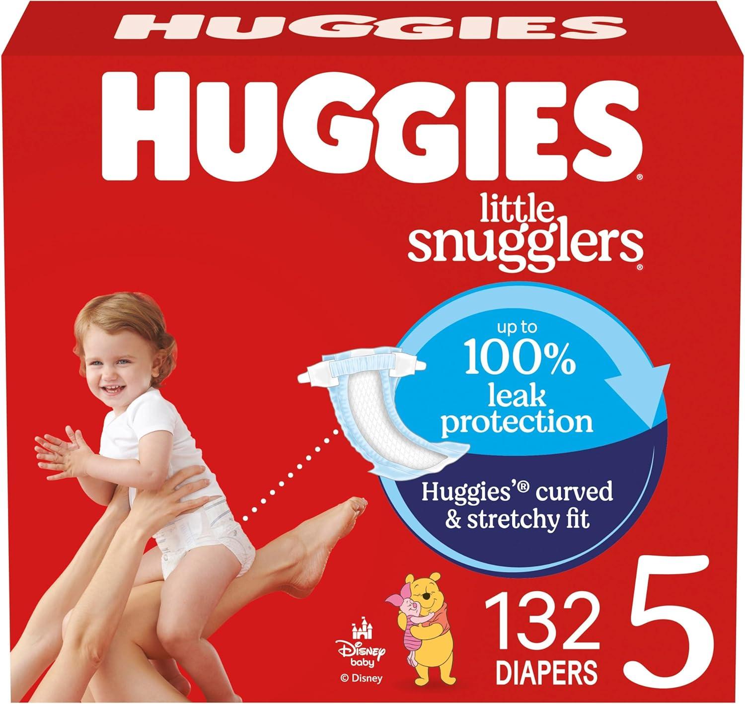image:imageHuggies Newborn Diapers Little Snugglers Baby Diapers Size Preemie up to 6 lbs 30 CountSize 5