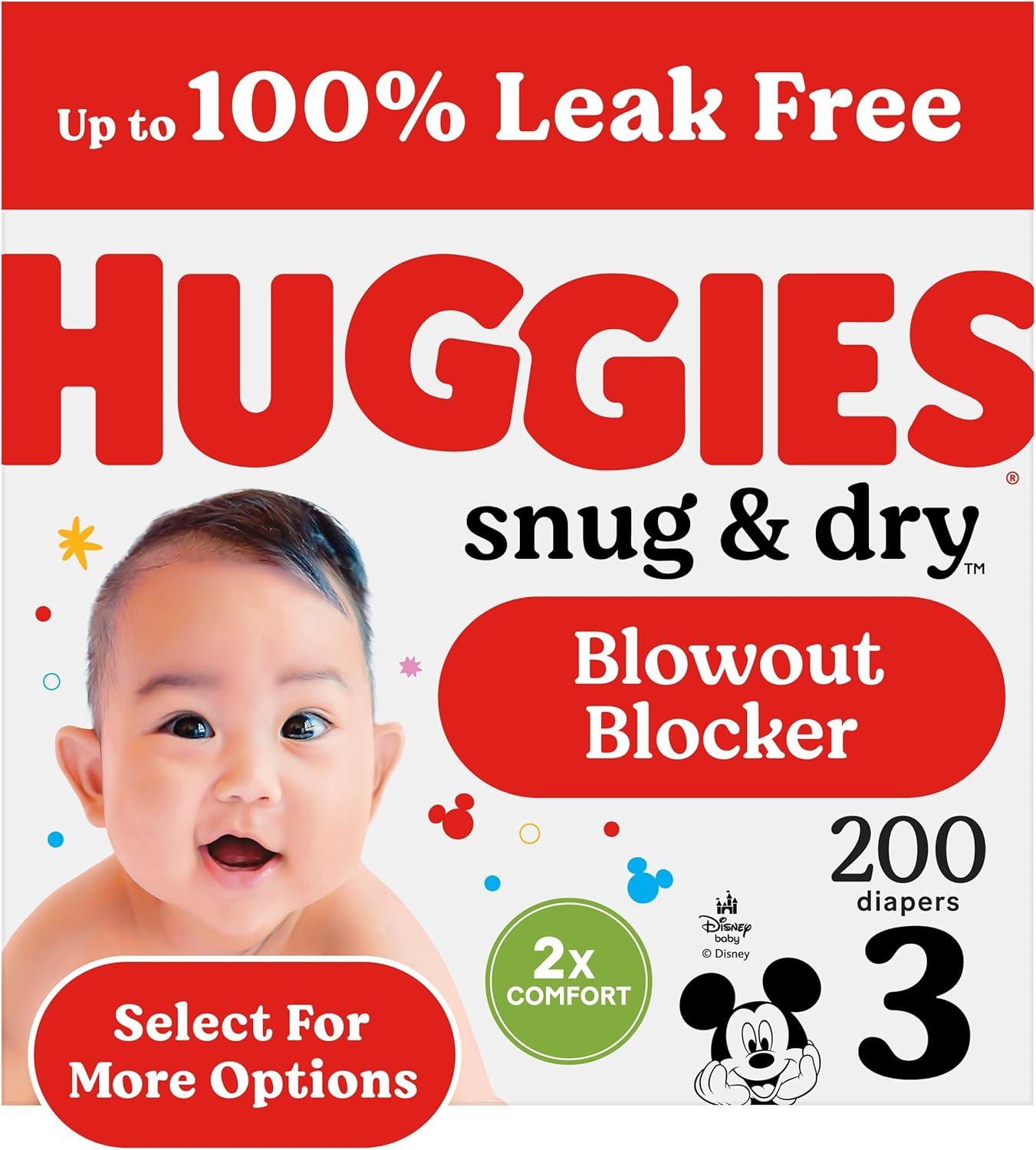 image:imageHuggies Size 1 Diapers Snug amp Dry Newborn Diapers Size 1 814 lbs 128 Count Packaging May VarySize 3