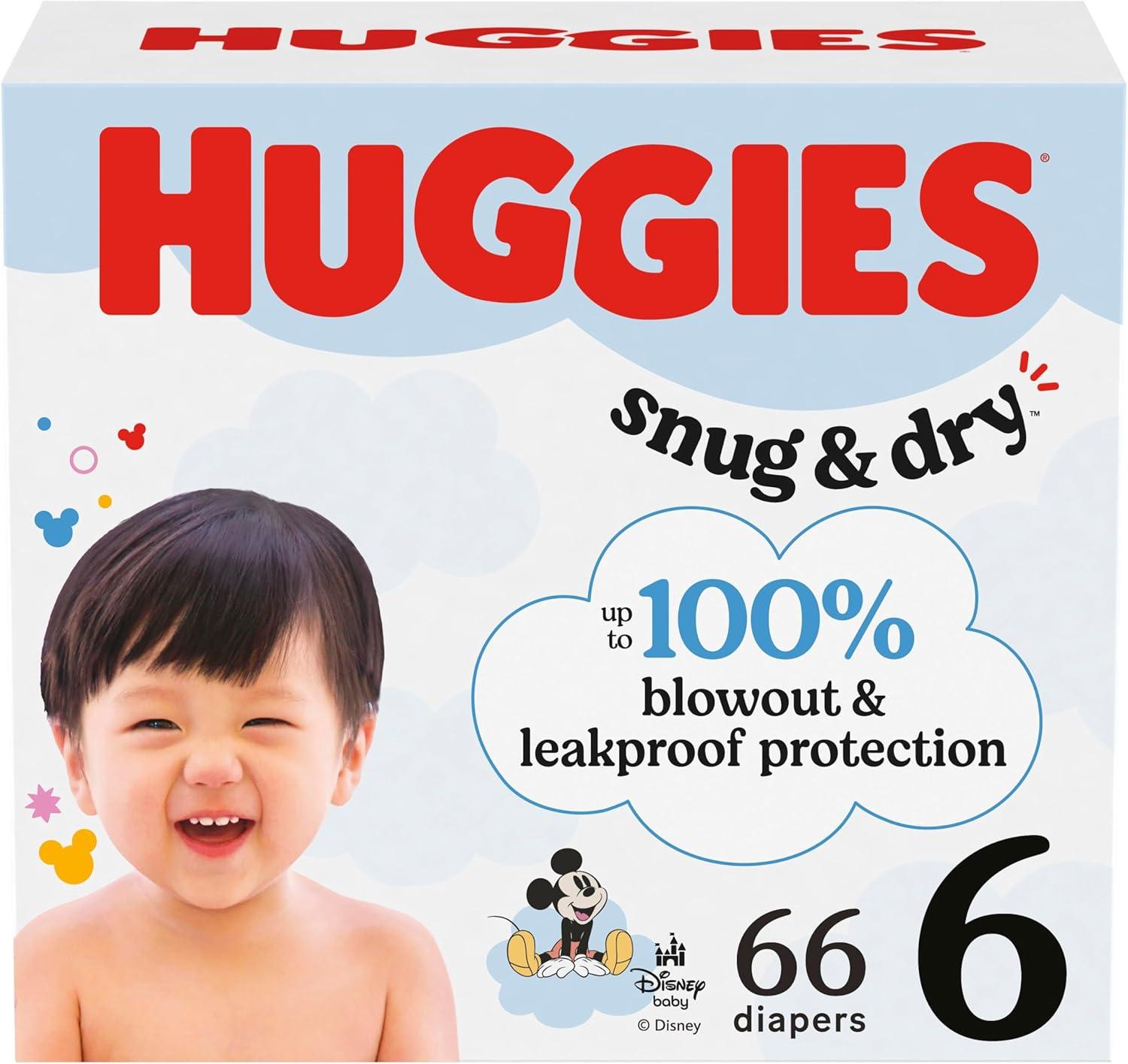 image:imageHuggies Size 1 Diapers Snug amp Dry Newborn Diapers Size 1 814 lbs 128 Count Packaging May VarySize 6