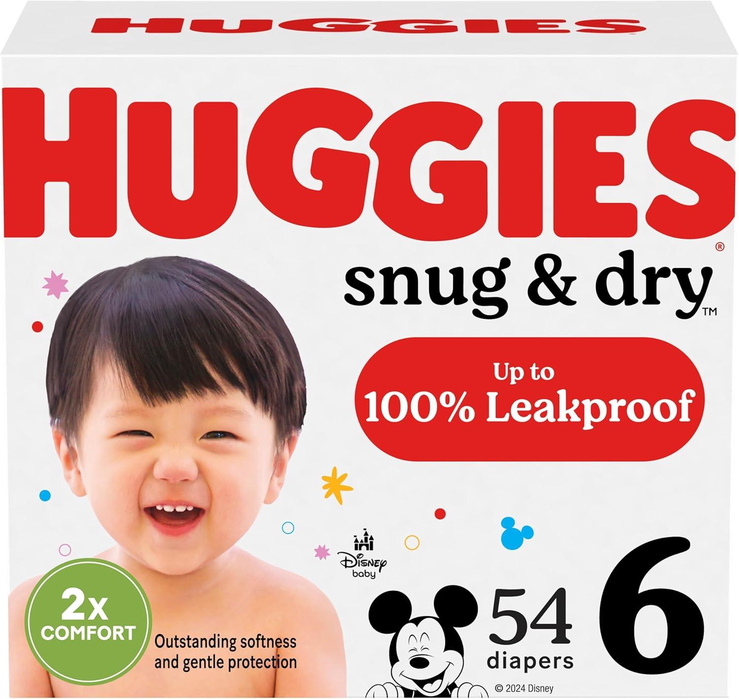 image:imageHuggies Size 1 Diapers Snug amp Dry Newborn Diapers Size 1 814 lbs 128 Count Packaging May VarySize 6