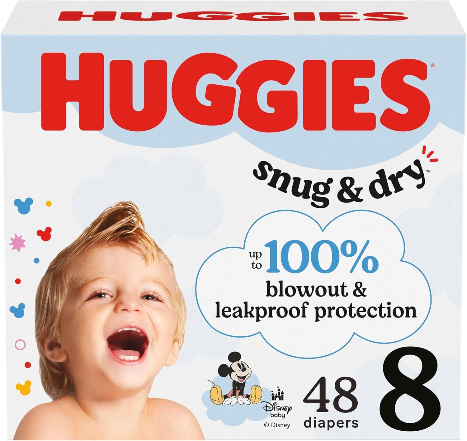 image:imageHuggies Size 1 Diapers Snug amp Dry Newborn Diapers Size 1 814 lbs 128 Count Packaging May VarySize 8