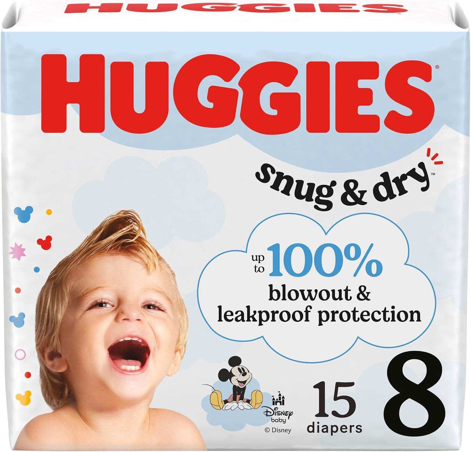 image:imageHuggies Size 1 Diapers Snug amp Dry Newborn Diapers Size 1 814 lbs 128 Count Packaging May VarySize 8