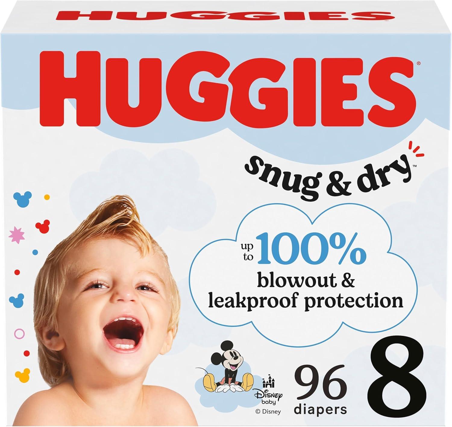 image:imageHuggies Size 1 Diapers Snug amp Dry Newborn Diapers Size 1 814 lbs 128 Count Packaging May VarySize 8