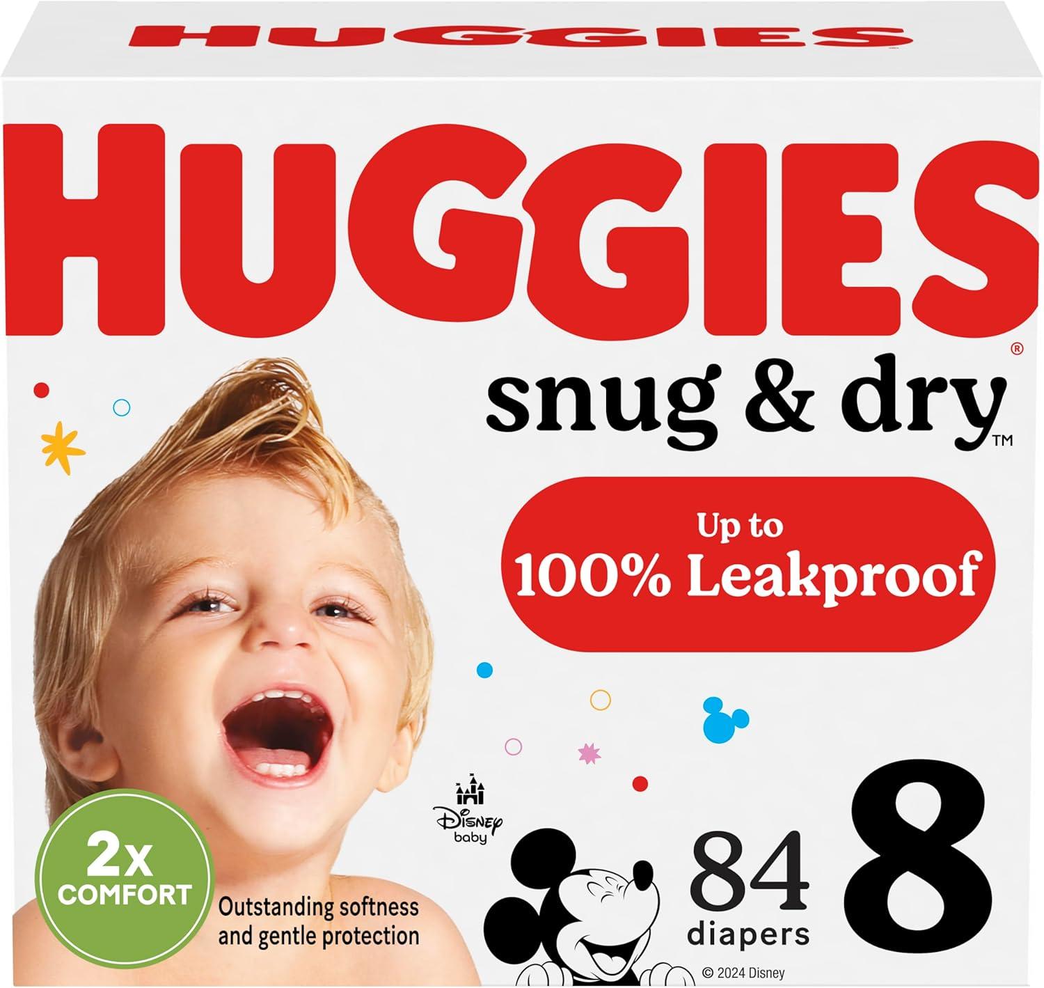 image:imageHuggies Size 1 Diapers Snug amp Dry Newborn Diapers Size 1 814 lbs 128 Count Packaging May VarySize 8