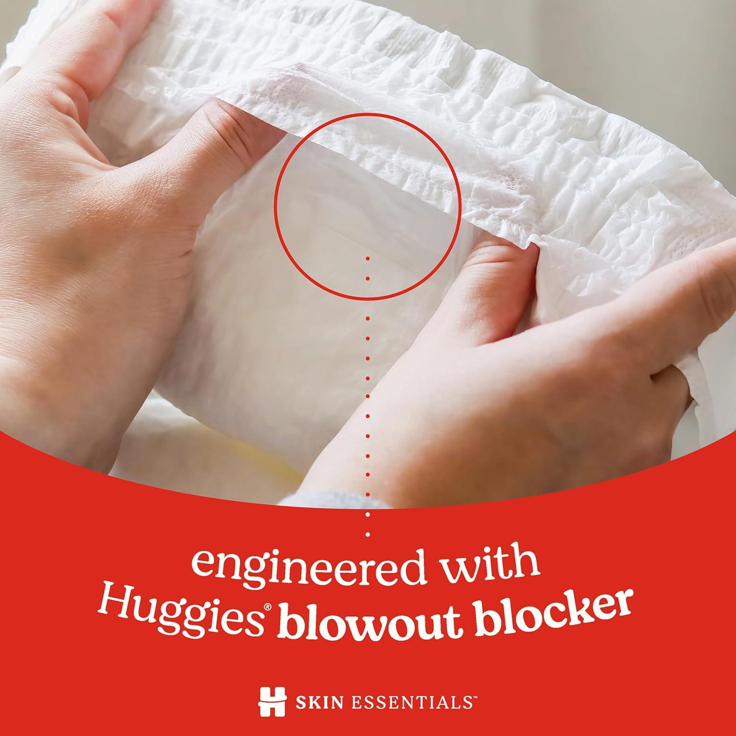 image:imageHuggies Size Newborn Diapers Skin Essentials Baby Diapers Size Newborn 69 lbs 76 Count Packaging May VaryNewborn