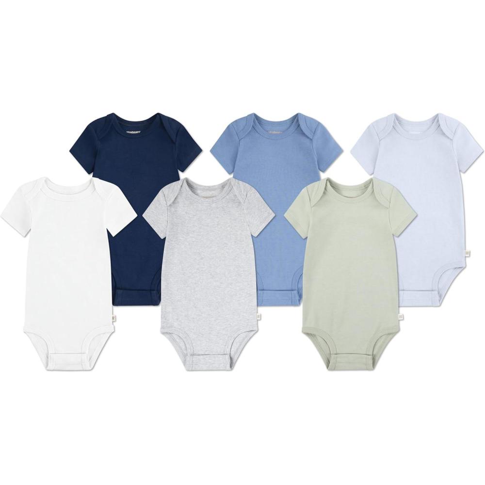 image:imageHUGGIES 6Pack Basic BodysuitDesert SageBlue