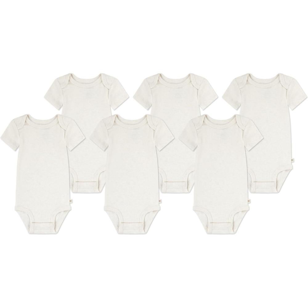 image:imageHUGGIES 6Pack Basic BodysuitOatmeal Heather
