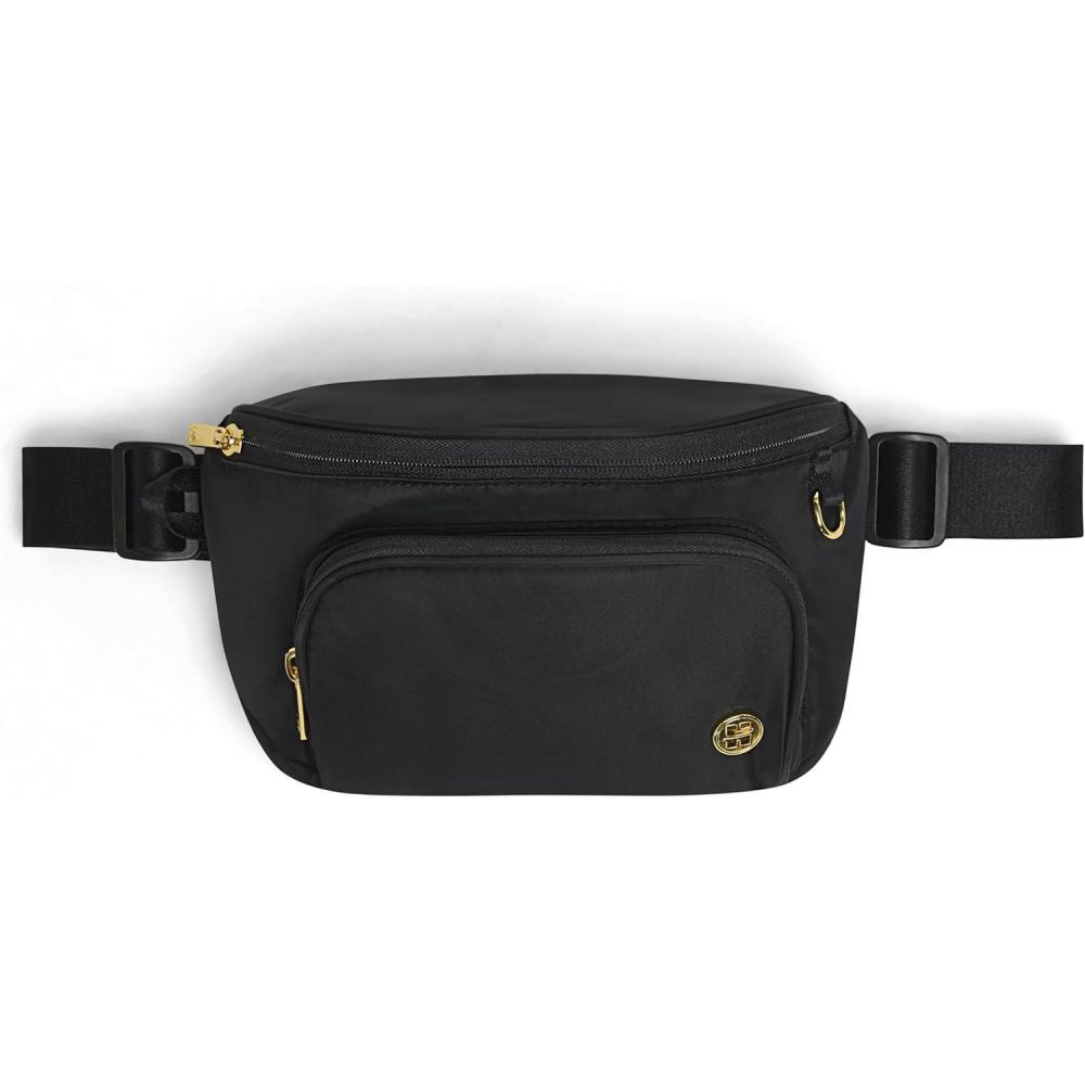 image:imageHUGGIES UnisexAdult Diaper Waistpack Crossbody BagBlack