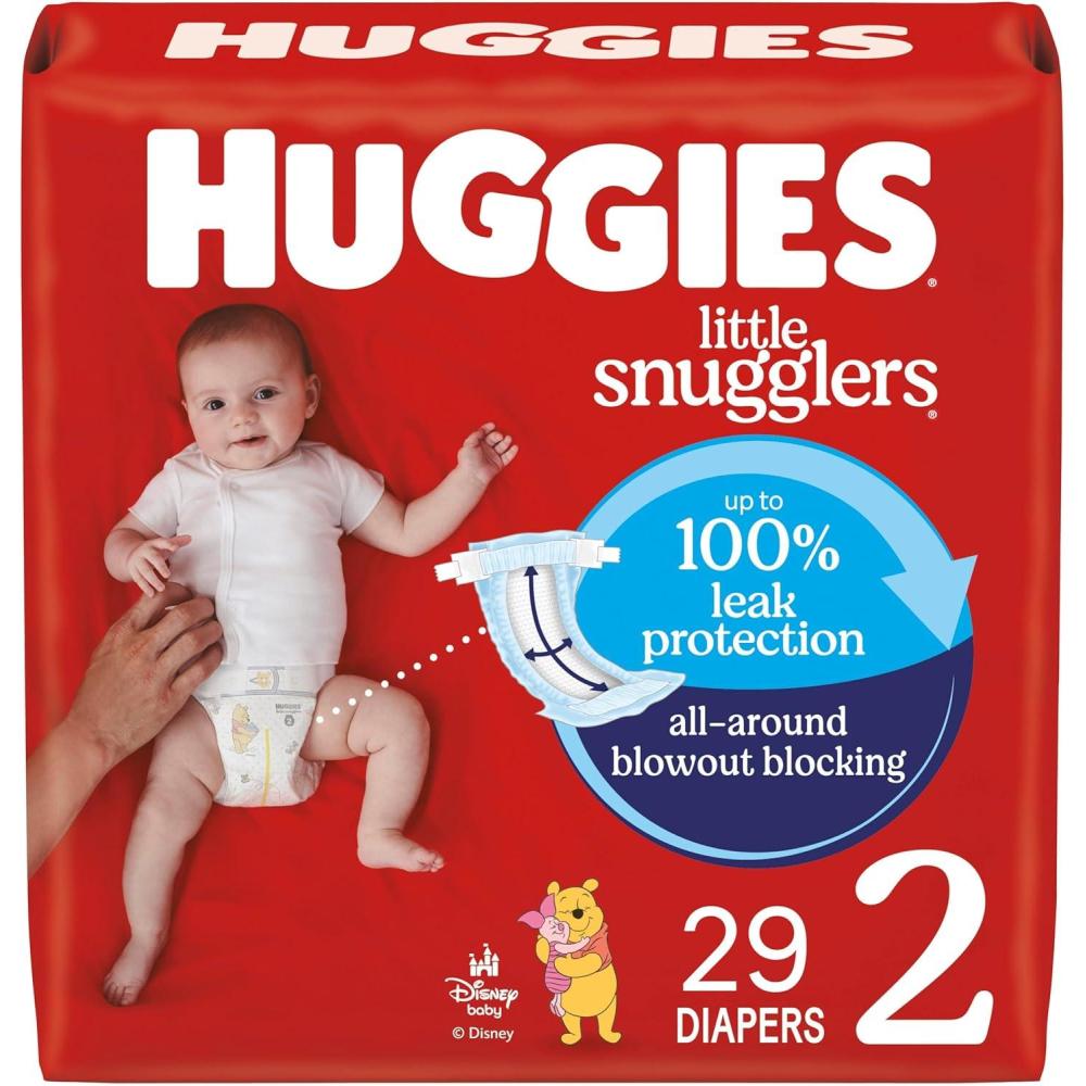 image:imageHuggies Newborn Diapers Little Snugglers Baby Diapers Size Preemie up to 6 lbs 30 CountSize 2