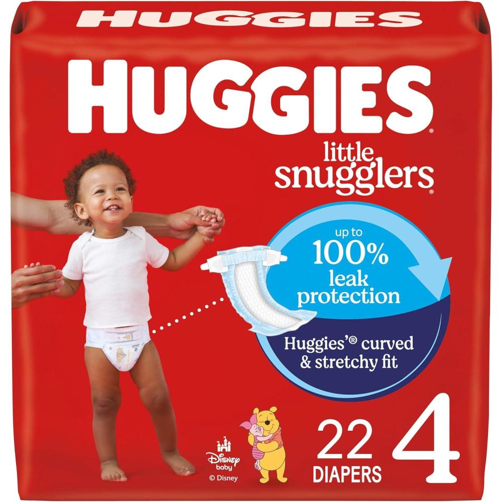 image:imageHuggies Newborn Diapers Little Snugglers Baby Diapers Size Preemie up to 6 lbs 30 CountSize 4