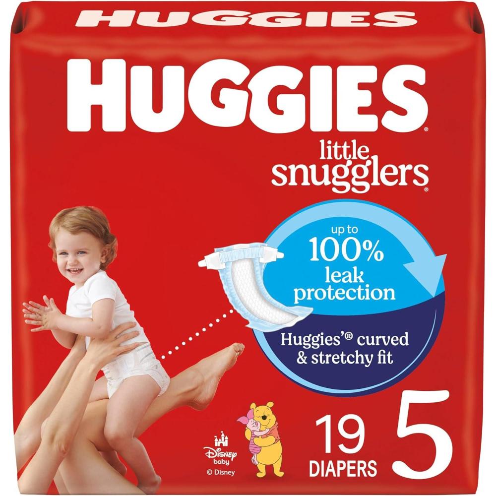 image:imageHuggies Newborn Diapers Little Snugglers Baby Diapers Size Preemie up to 6 lbs 30 CountSize 5
