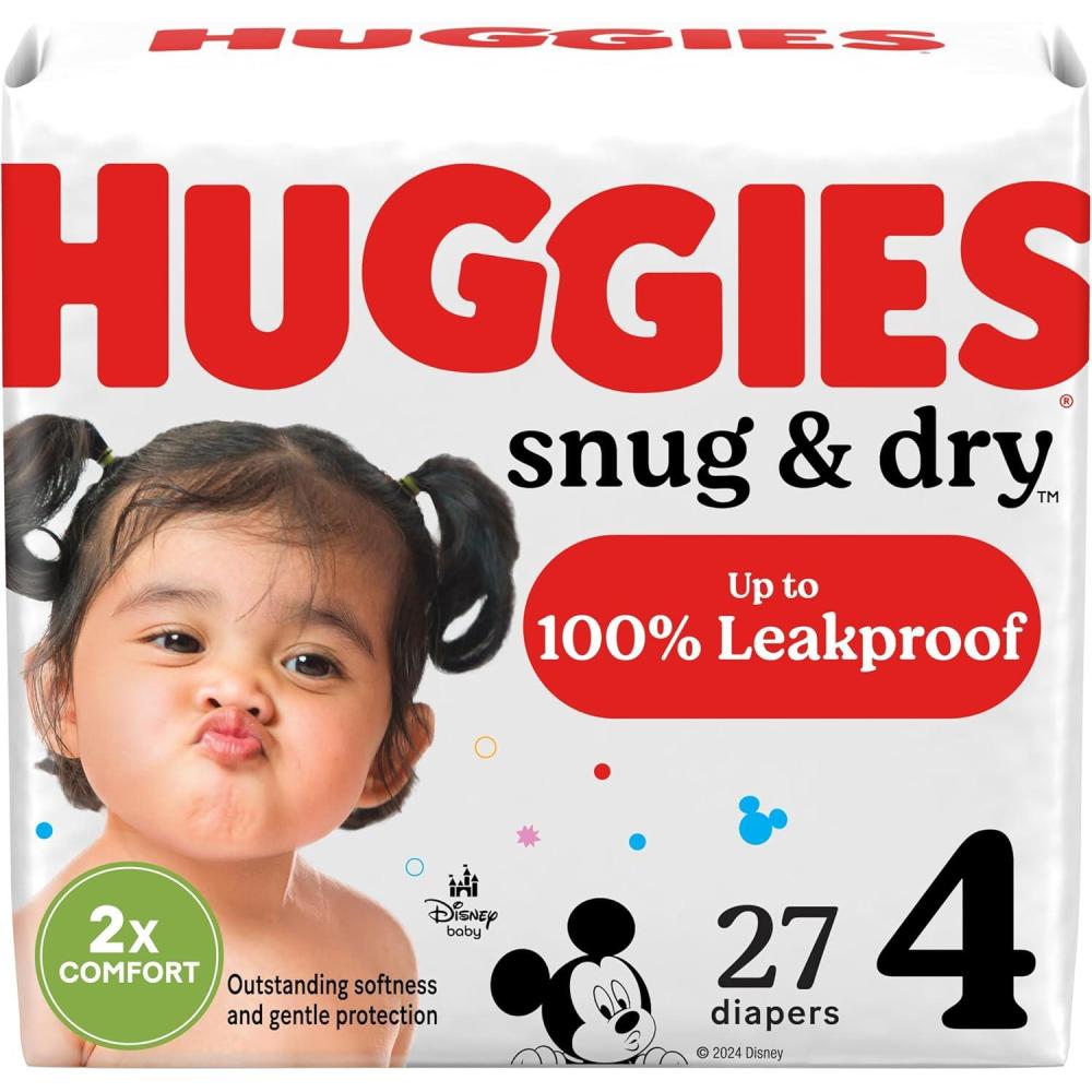 image:imageHuggies Size 1 Diapers Snug amp Dry Newborn Diapers Size 1 814 lbs 128 Count Packaging May VarySize 4