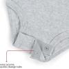 HUGGIES 6-Pack Basic Bodysuit(Lotus/Pink)