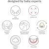 HUGGIES 6-Pack Basic Bodysuit(Lotus/Pink)
