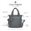 HUGGIES unisex-adult Cozy Hugpack Tote Diaper Bag(Black/Bundle)