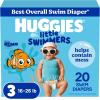 Huggies Little Swimmers Disposable Swim Diapers, Size 5-6 (32+ lbs), 17 Ct(Size 3)