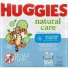 Huggies Natural Care Cucumber, Aloe and Vitamin E Baby Wipes, Hypoallergenic, Scented, 3 Flip-Top Packs (168 Wipes Total), Packaging May Vary(56 Count (Pack of 9))