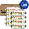 Huggies Natural Care Sensitive Baby Wipes, Unscented, Hypoallergenic, 6 Flip-Top Packs (288 Wipes Total)(56 Count (Pack of 8))