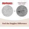 Huggies Nourish Scented Diaper Wipes, 2 Push Button Packs (112 Wipes Total)(White)