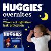 Huggies Size 3 Overnites Baby Diapers: Overnight Diapers, Size 3 (16-28 lbs), 132 Ct (2 Packs of 66), Packaging May Vary(Size 5)