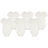 HUGGIES 6-Pack Basic Bodysuit(Oatmeal Heather)