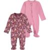 HUGGIES Baby Boys’ 2-pack Footed Coverall(Hawthorne Rose/Florals)