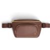 HUGGIES Unisex-Adult Diaper Waistpack Crossbody Bag(Cognac Leather)