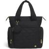 HUGGIES unisex-adult Cozy Hugpack Tote Diaper Bag(Black Quilted)