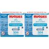 Huggies 99% Pure Water Baby Wipes, Unscented, 9 flip-top packs (3 Packs of 3), 504 Wipes Total, Packaging May Vary(168 Count (Pack of 6))