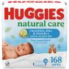Huggies Natural Care Cucumber, Aloe and Vitamin E Baby Wipes, Hypoallergenic, Scented, 3 Flip-Top Packs (168 Wipes Total), Packaging May Vary(56 Count (Pack of 3))