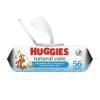 Huggies Natural Care Cucumber, Aloe and Vitamin E Baby Wipes, Hypoallergenic, Scented, 3 Flip-Top Packs (168 Wipes Total), Packaging May Vary(56 Count (Pack of 1))