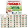 Huggies Natural Care Sensitive Baby Wipes, Unscented, Hypoallergenic, 6 Flip-Top Packs (288 Wipes Total)(56 Count (Pack of 24))