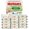 Huggies Natural Care Sensitive Baby Wipes, Unscented, Hypoallergenic, 6 Flip-Top Packs (288 Wipes Total)(64 Count (Pack of 15))