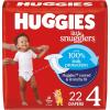 Huggies Newborn Diapers, Little Snugglers Baby Diapers, Size Preemie (up to 6 lbs), 30 Count(Size 4)