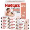 Huggies Simply Clean Fresh Scent Baby Wipes, 3 Flip-Top Packs of 64 (192 Wipes Total), Packaging May Vary(64 Count (Pack of 11))