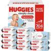 Huggies Simply Clean Unscented Baby Diaper Wipes, 22 Flip-Top Packs (1408 Wipes Total), Packaging May Vary (Pack of 4)(64 Count (Pack of 11))