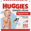 Huggies Simply Clean Unscented Baby Diaper Wipes, 22 Flip-Top Packs (1408 Wipes Total), Packaging May Vary (Pack of 4)(64 Count (Pack of 3))