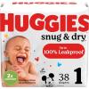 Huggies Size 1 Diapers, Snug & Dry Newborn Diapers, Size 1 (8-14 lbs), 128 Count, Packaging May Vary(Size 1)