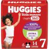 Huggies Size 3 Baby Diapers, Little Movers HuggFit 360° Baby Diapers with 360° Waistband, Size 3 (16-28 lbs), 76 Count, Packaging May Vary(Size 7)