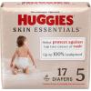 Huggies Size Newborn Diapers, Skin Essentials Baby Diapers, Size Newborn (6-9 lbs), 76 Count, Packaging May Vary(Size 5)