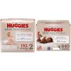 Huggies Skin Essentials Bundle: Huggies Skin Essentials Baby Diapers, Size 6 (35+ lbs), 108 Count & Baby Wipes, 15 Flip-Top Packs, 840 Count (15 Packs of 56)(Size 2)