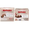 Huggies Skin Essentials Bundle: Huggies Skin Essentials Baby Diapers, Size 6 (35+ lbs), 108 Count & Baby Wipes, 15 Flip-Top Packs, 840 Count (15 Packs of 56)(Size 1)