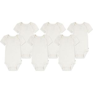 HUGGIES 6-Pack Basic Bodysuit(Oatmeal Heather)